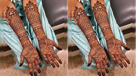 One Hand Design one  Side till Elbow